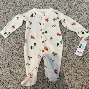 Holiday Print Kids One Piece